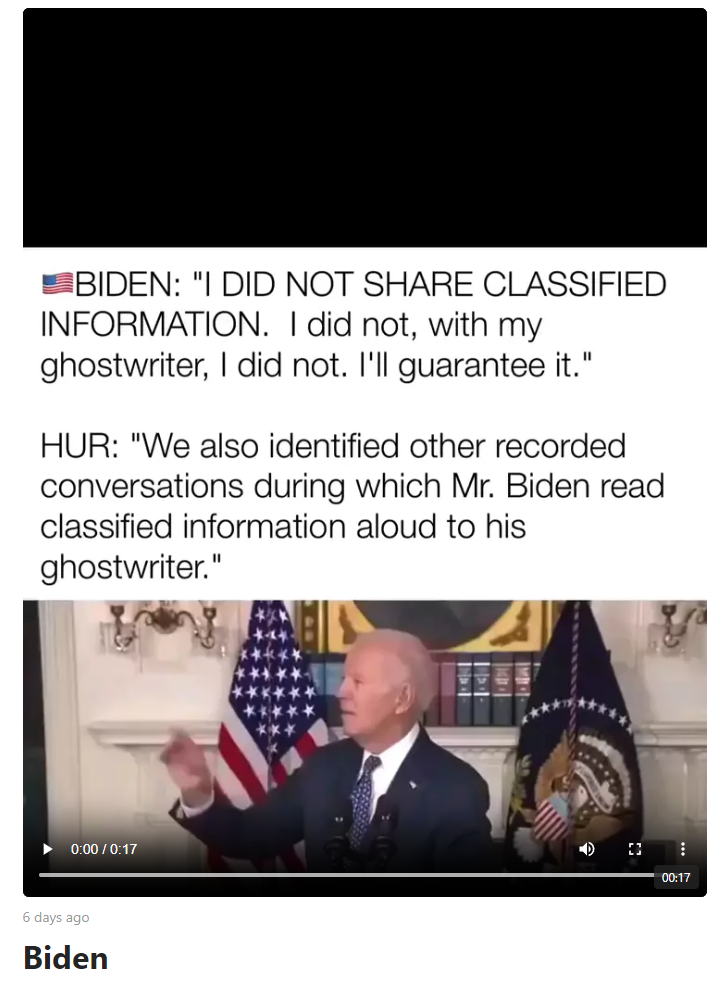 Hur: Biden read classified information aloud to his ghostwriter ...