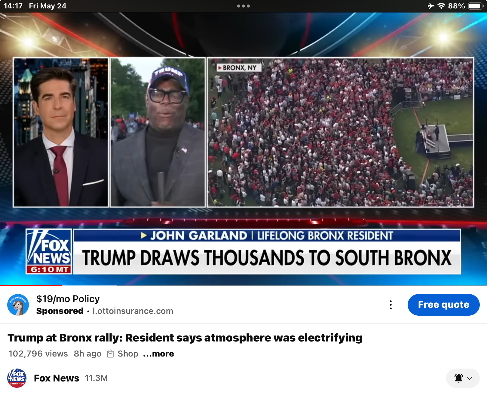 Watch “Trump at Bronx rally: Resident says atmosphere was electrifying ...