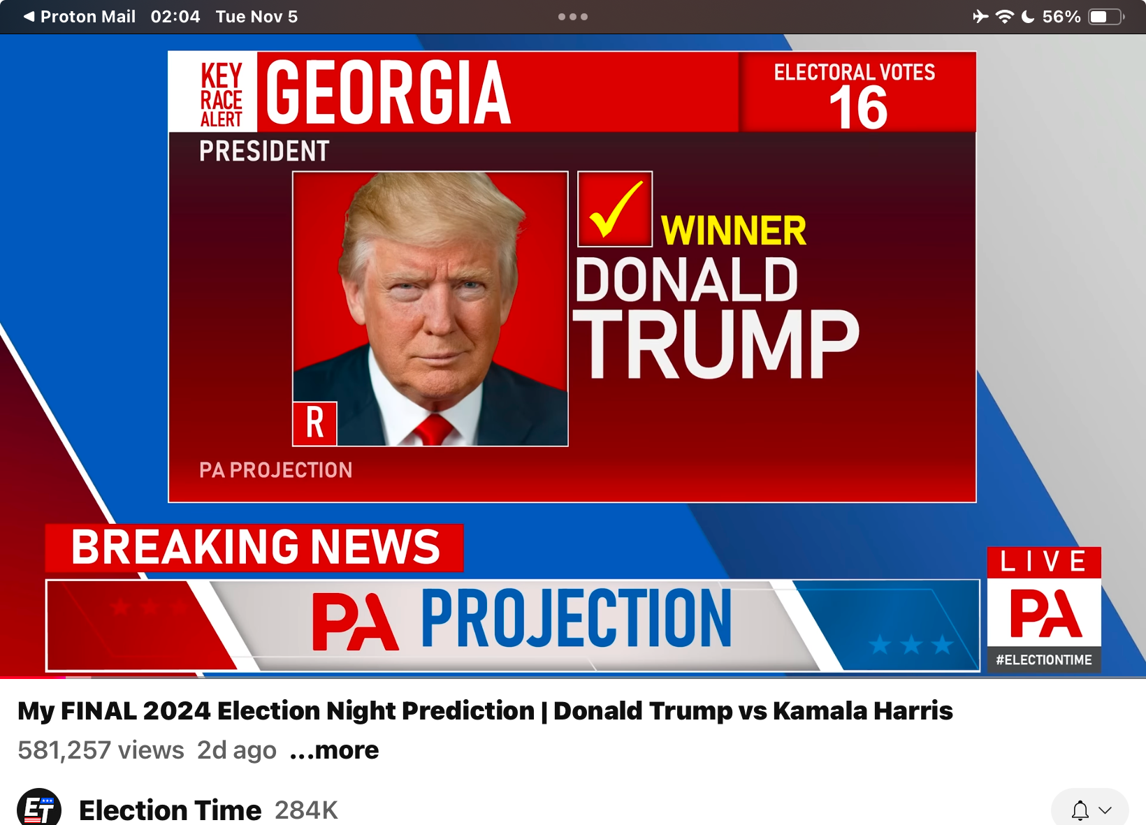 Watch “My FINAL 2024 Election Night Prediction | Donald Trump vs Kamala ...