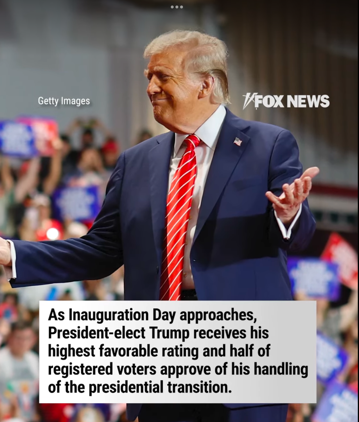 Watch “Trump is the most popular he’s ever been, a new Fox News poll ...