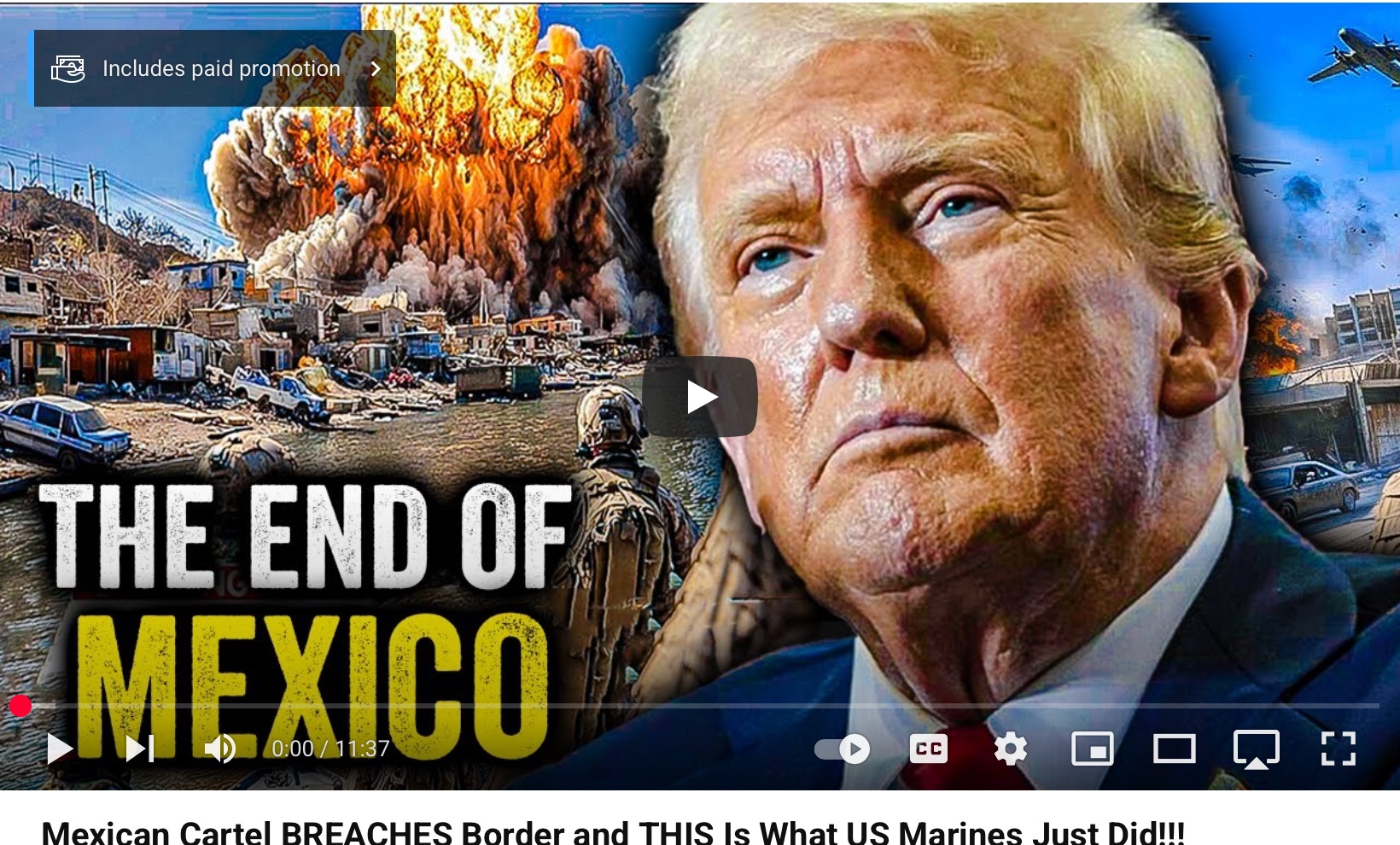 Watch “Mexican Cartel Breached Border and THIS Is What US Marines Just ...